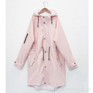 Ladies over rain coated jacket